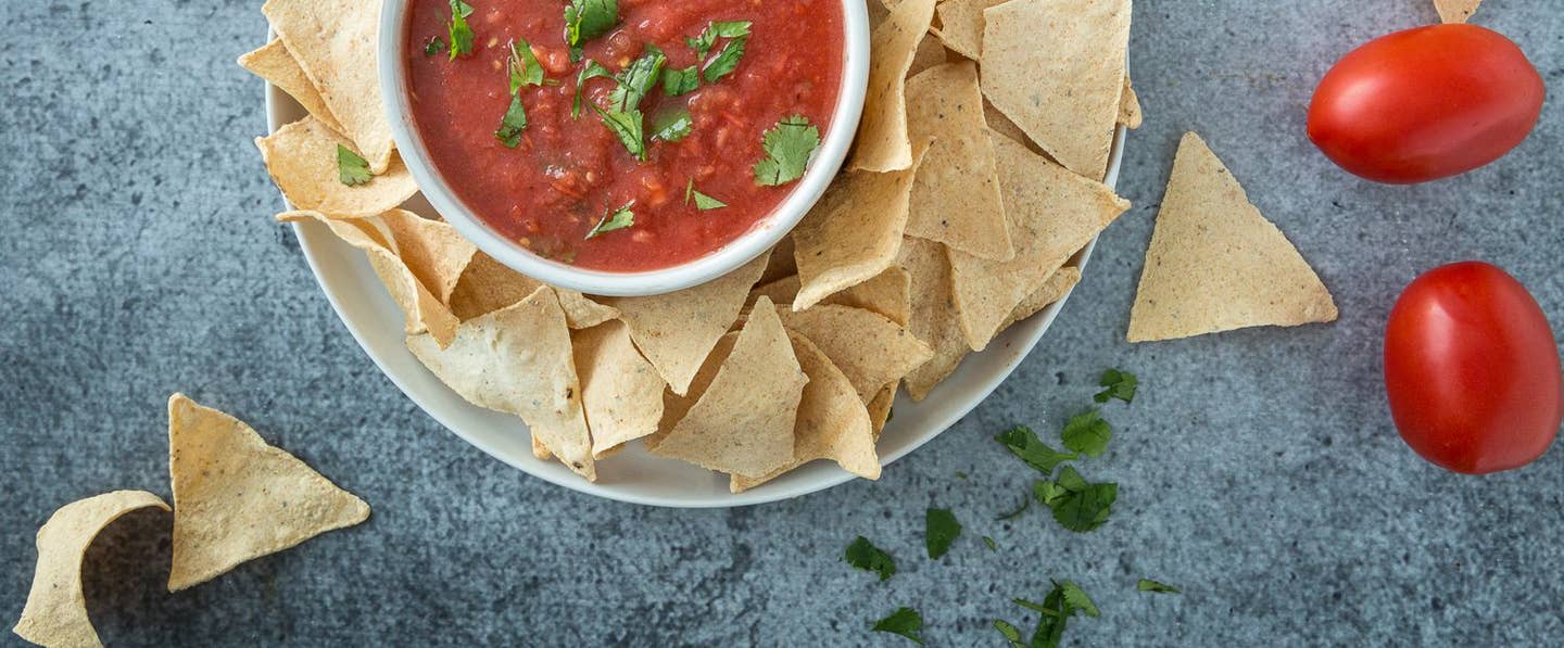 homemade baked tortilla chips