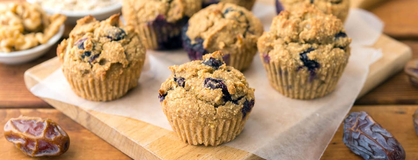 vegan blueberry muffins