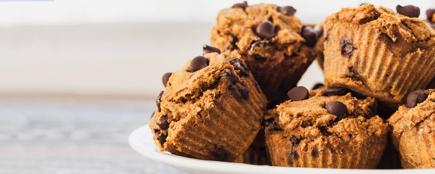 Chocolate Chip Pumpkin muffins