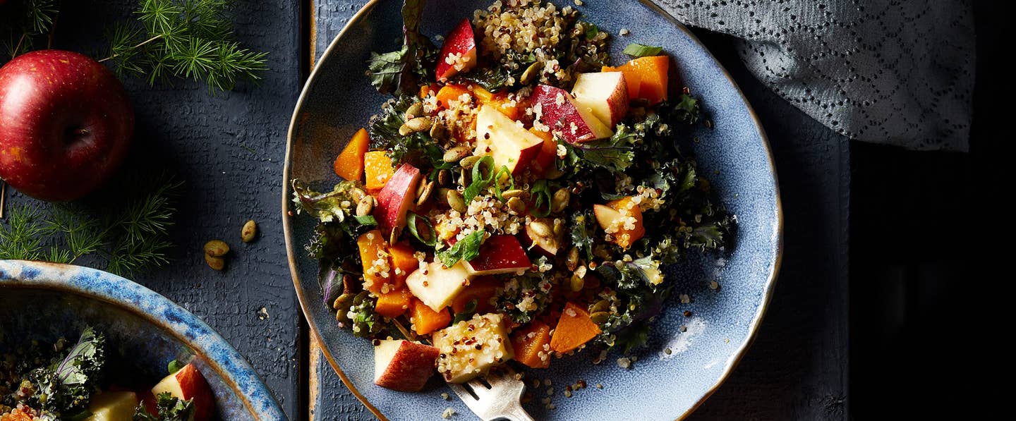 Kale Apple and Quinoa Salad