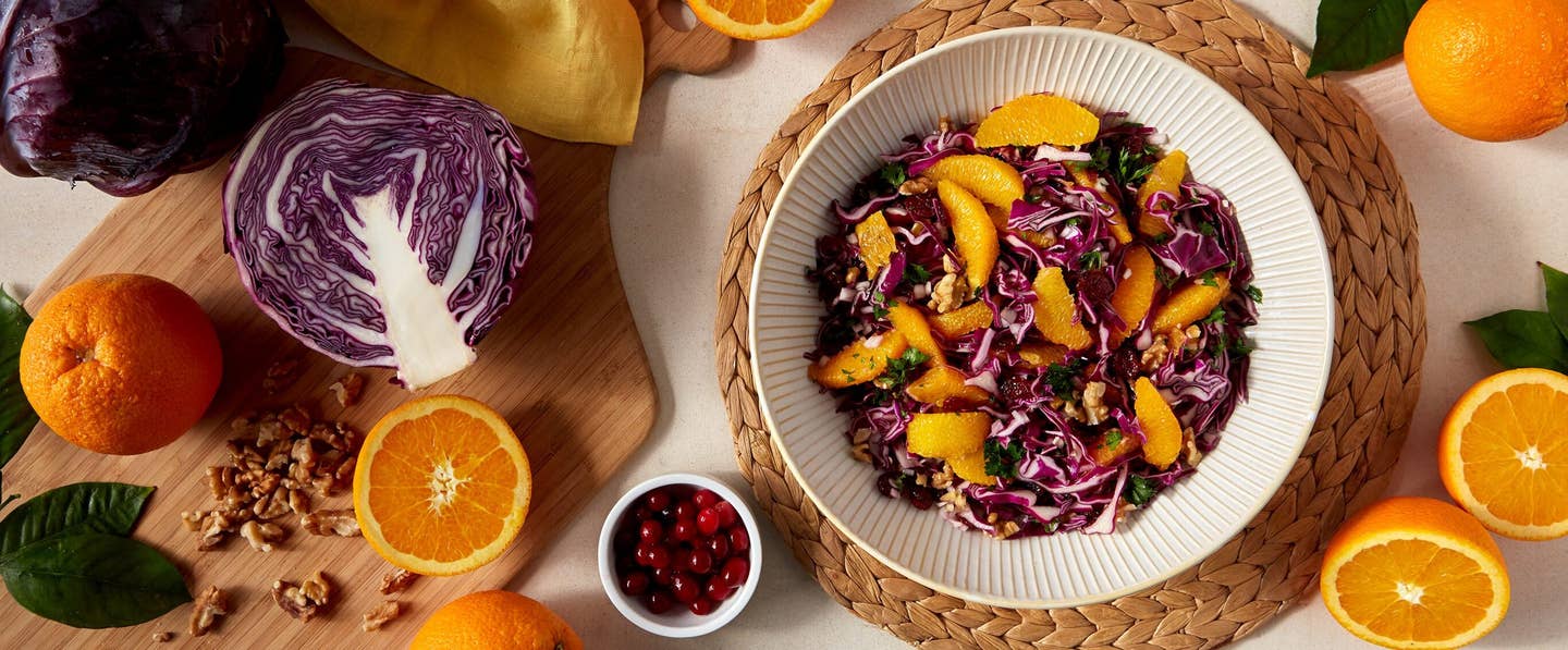 Red Cabbage and Orange Salad for Wordpress