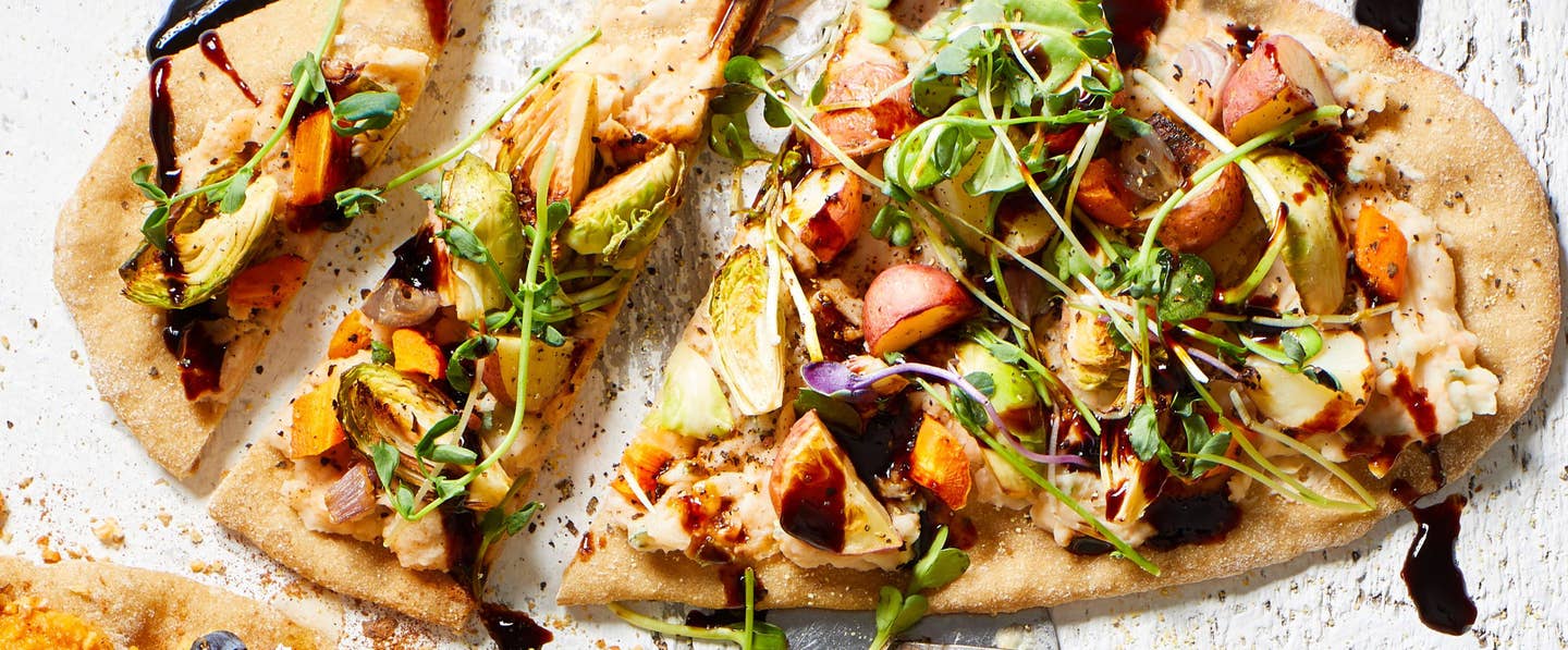 roasted vegetable flatbread