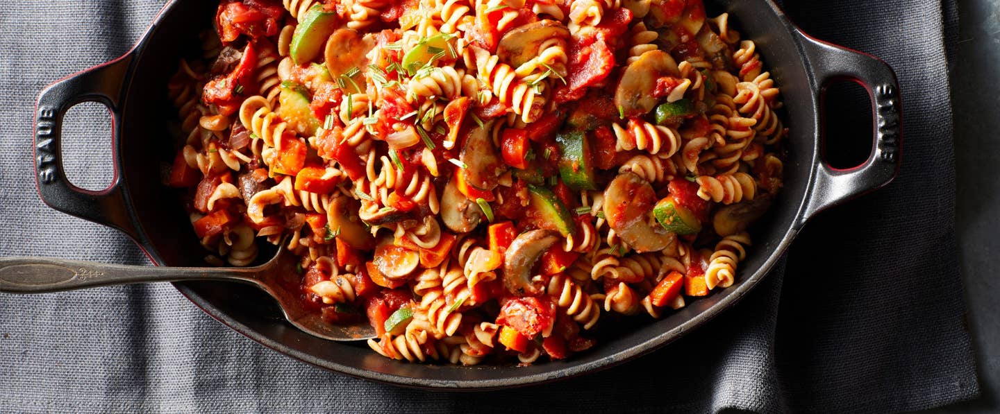 Rotini with Vegetable Cacciatore