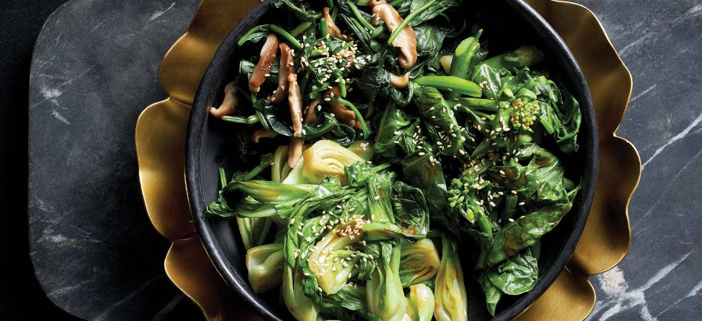 Sautéed Chinese Greens Trio