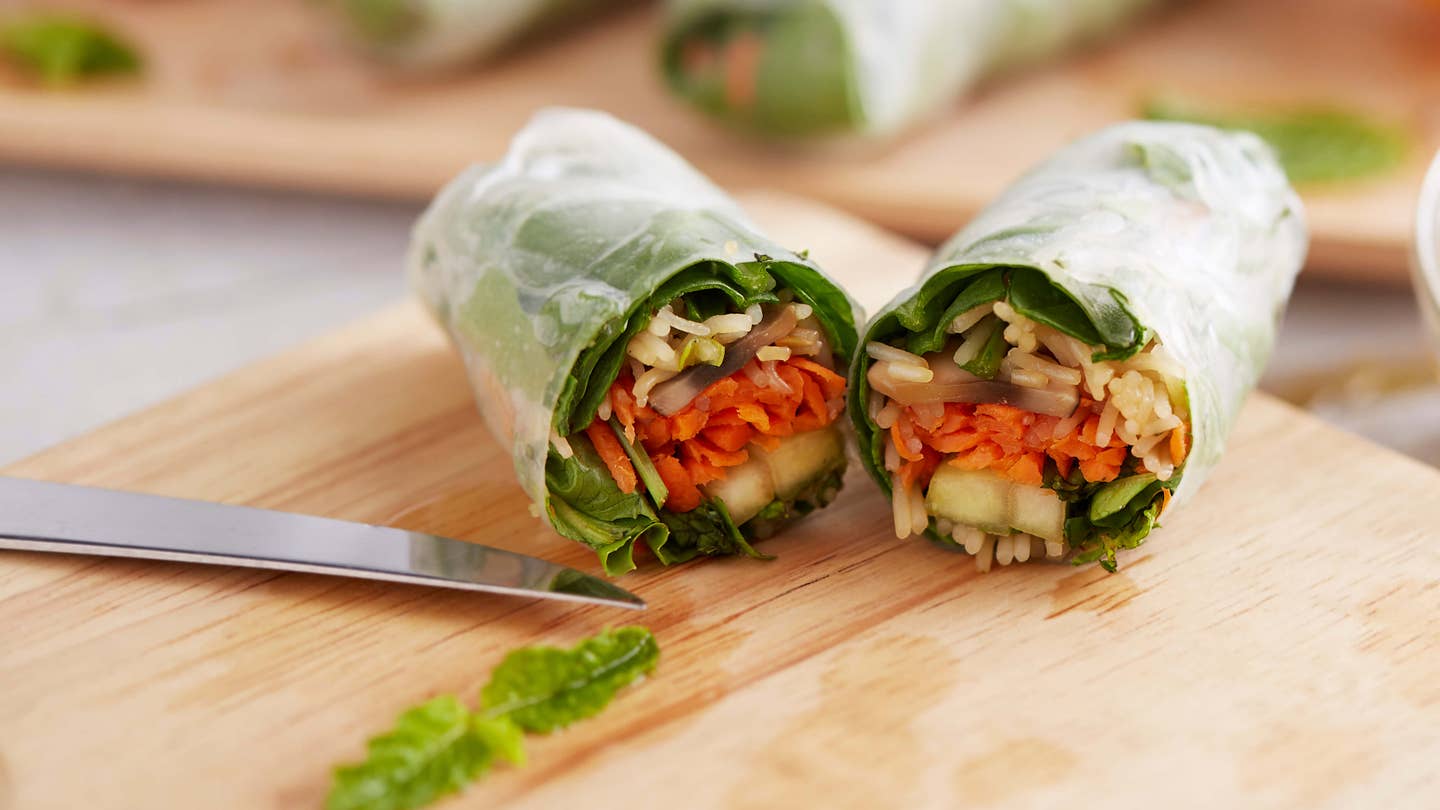 Asian Veggie Wraps