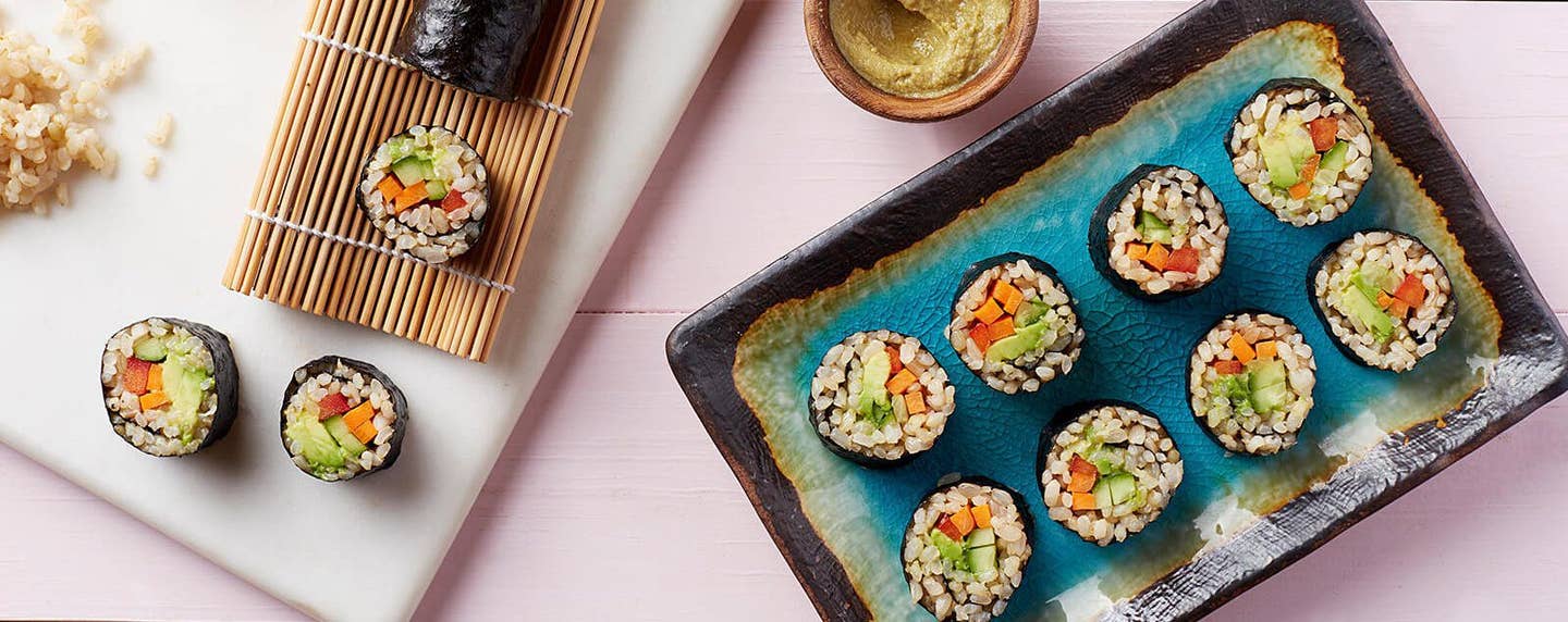 Vegetable Brown Rice Sushi