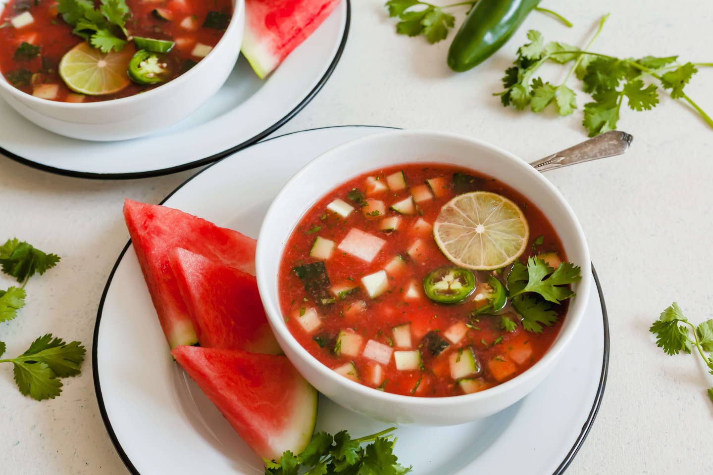 Vegan Watermelon Gazpacho